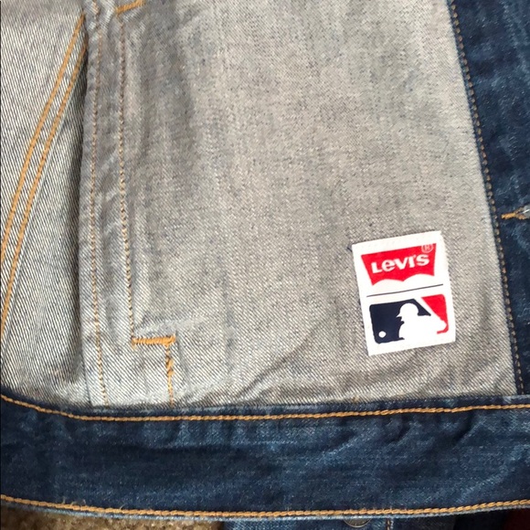 SF Giants x MLB Denim Trucker Jacket - Picture 3 of 5